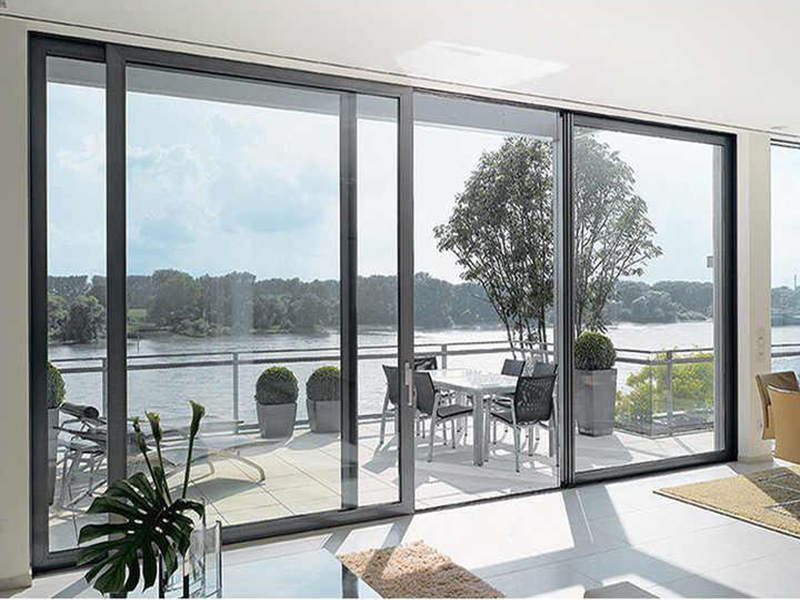 Aluminum sliding doors